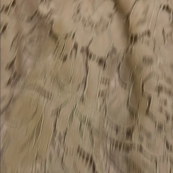 White House Black Market Lace Beige Bell Sleeve Blouse - Picture 8 of 10